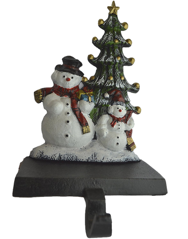 Lulu Decor Cast Iron Christmas Stocking Holder Set of 4 hooks