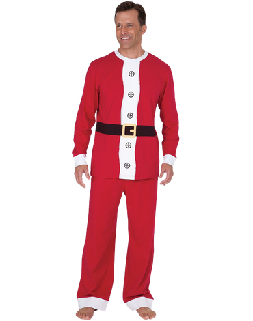 PajamaGram Santa Suit Christmas Matching Family Pajama Set